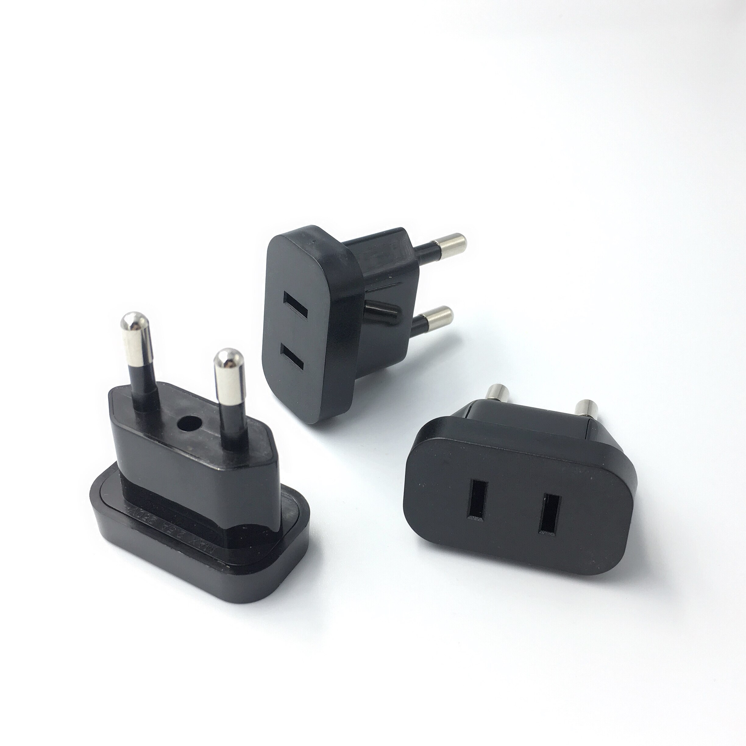 1 Stuks Vs Naar Eu Euro Europa Plug Power Plug Converter Travel Adapter Ons Eu Adapter Stopcontact