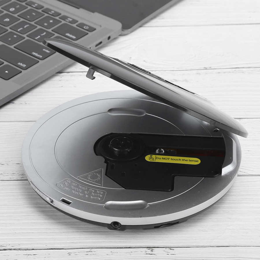 Small Portable CD Player 2.0 Inch Screen Stereo Music Player CD CD-R CD-RW MP3WMA Disk Format CD Player with Headphones Jack