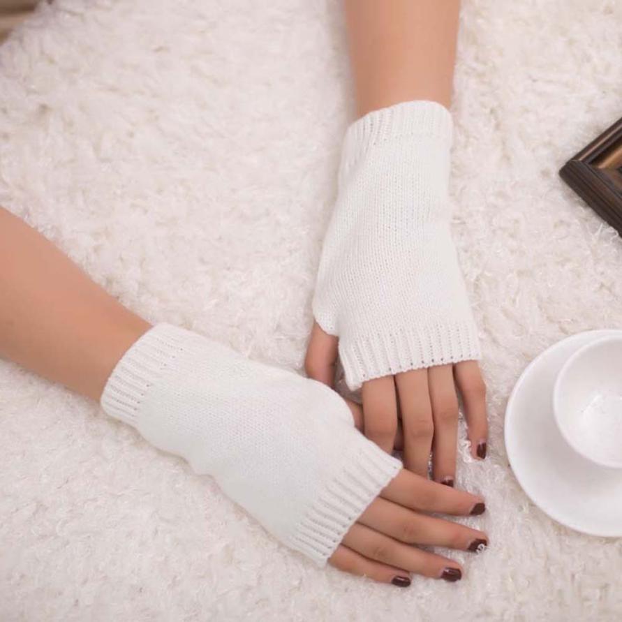 Muqgew Mooie Vrouwen Meisje Prachtige Gebreide Haak Arm Vingerloze Warm Thermische Winter Handschoenen Zachte Warme Handschoen Wanten