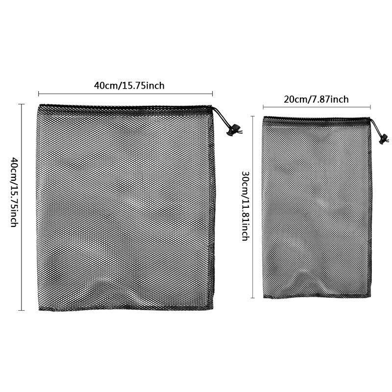 1Pc Aquarium Gittergewebe Medien Filter Taschen dauerhaft Mehrweg Fische Panzer Taschen mit Kordelzug Mehrzweck Gittergewebe Nylon Taschen