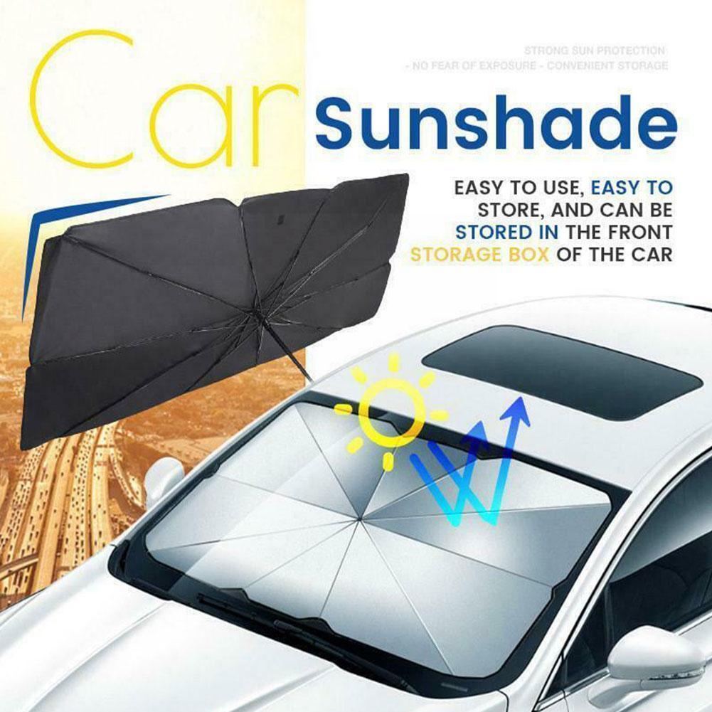 Car Parasol Car Windshield Cover UV Protection Prevent Folding Front Shade Sun Falling Window Auto Umbrella Wear-resist P4Z5