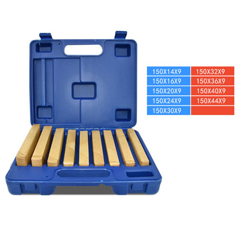 Block Set 150x9 mm 18pcs Precision Parallel Set, Parallelism: 0.01mm, Parallel Block Gauge Set