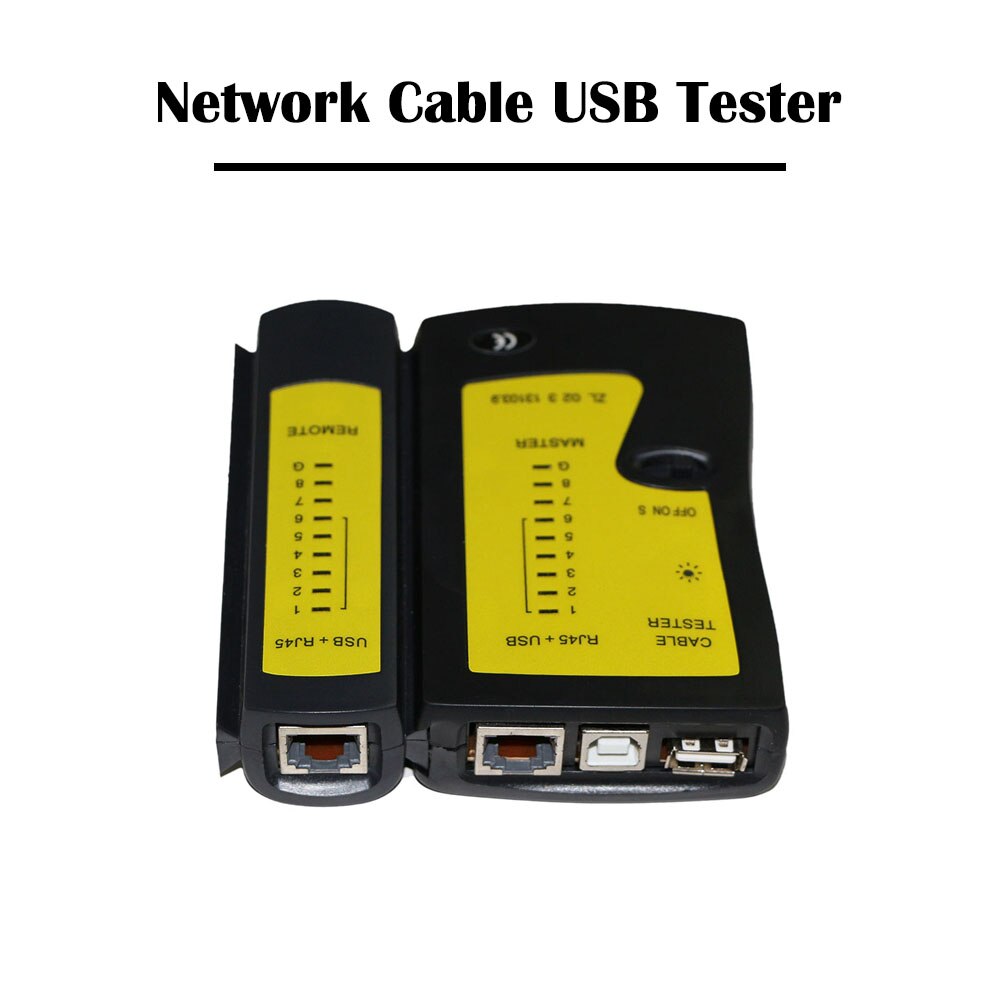 Network Cable USB Cable Tester for RJ11/RJ45 ,USB A-B Connector