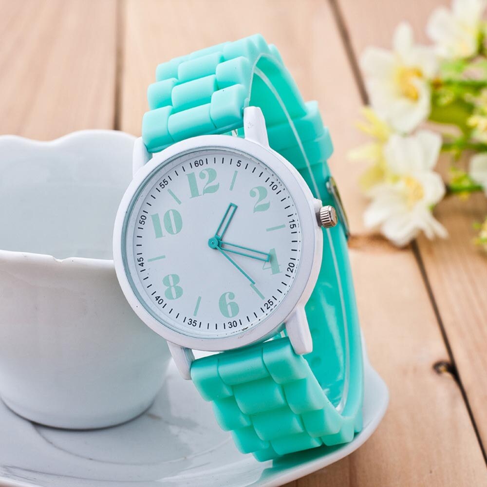 Mujer zegarek damski bajan kol saati uhren para Frauen Silikon Bewegung Quarz Uhren Relogio Feminino Saat Montre Femme