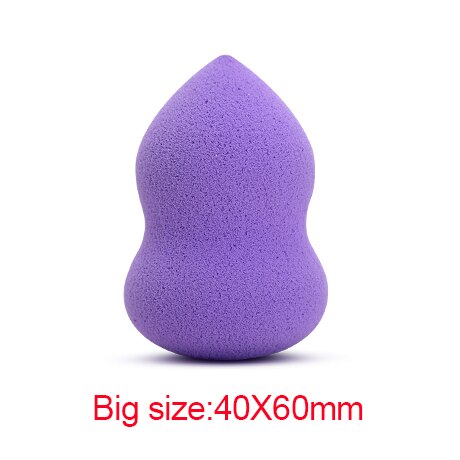 Cocute Makeup Sponge Beauty Cosmetic Puff Foundation Facial Makeup Soft Powder Puff Make Up Sponge: Large Purple