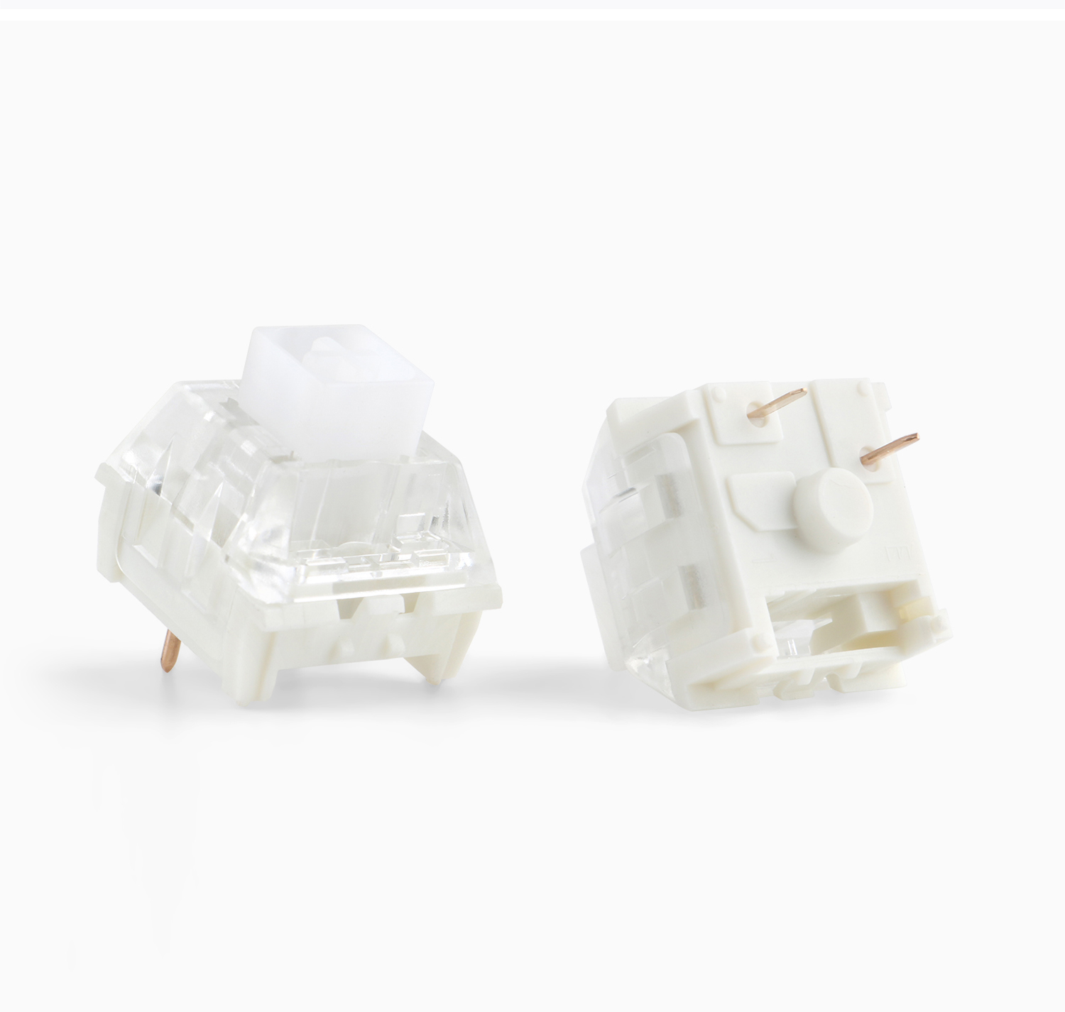 Kailh Box Switch Input Club Hako Violet Clear True Mechanical Keyboard Switch Waterproof dustproof Soft tactile Type 3pin: Hako Clear / 90 pcs