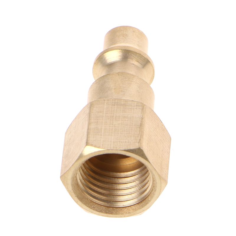 Solid Brass 1/4&quot; NPT Quick Connector Air Hose Fittings Air Compressor Coupler Plug 19QB