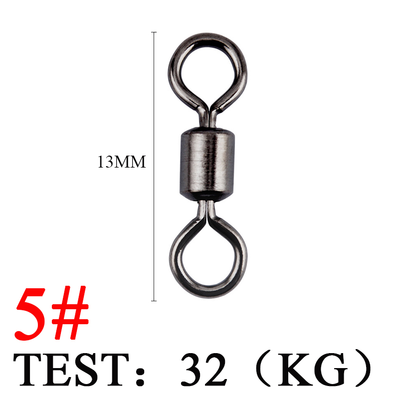 Fishing Connector Rolling Swivel Snap Stainless Steel Fishing Swivels – 9km-dwlife