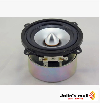 Orignal koorts Logi-tech 3 inch speaker aluminium bullet hoofd papier cone rubber edge volledige bereik frequentie 5 ohm 10 W 2 stks/partij