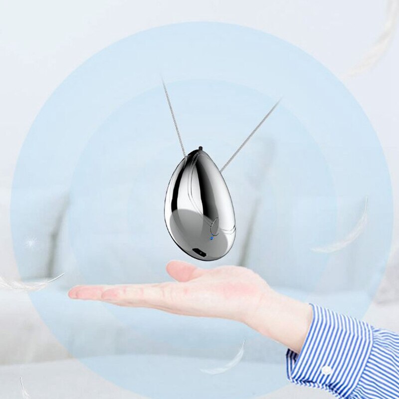 Wearable Air Purifier Necklace Portable Air Freshner Personal Hanging Ion Ozone Ionizer Negative Ion Mini Purifier For Adults