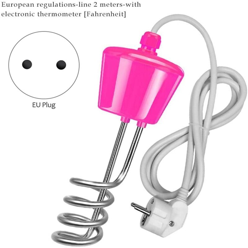 Waterverwarmer voor zwembad 3000w roestvrijstalen dompelverwarmer ophanging elektrische waterverwarmer s eu-stekker