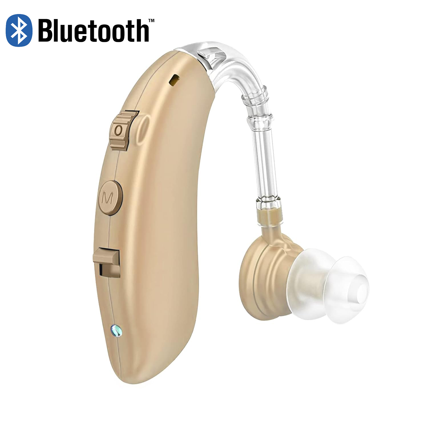 Rechargeable Digital Hearing Aid Adjustable Tone Best Sound Amplifier Portable Deaf Elderly BTE Hearing Aid