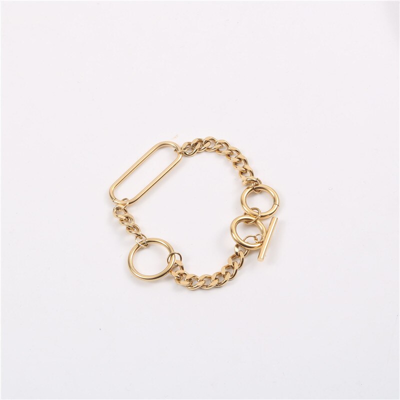 Joolim High End PVD Plated Cuban Chain Bracelet