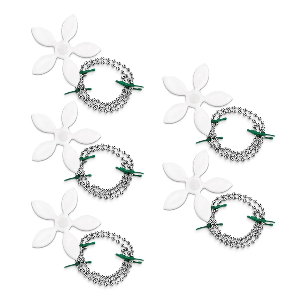 1/5/10 Stück Blumenform Duschablauf Waschbecken Entferner Haarfilter Kette Haken Fänger Sieb Haarschlinge für Badezimmer Küche Badewanne: Blau