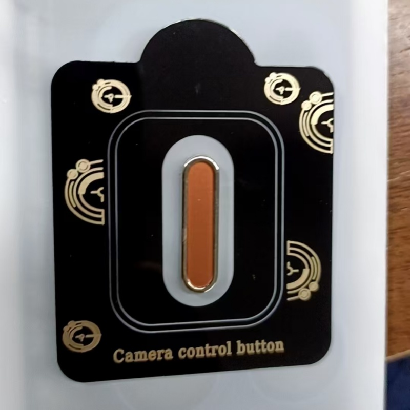 2PCS Metal Camera Control Button Protector For iPhone 17 16 Pro Max Alloy Ring Glass Side Control Cover Anti-scratch Sticker: Sky Blue