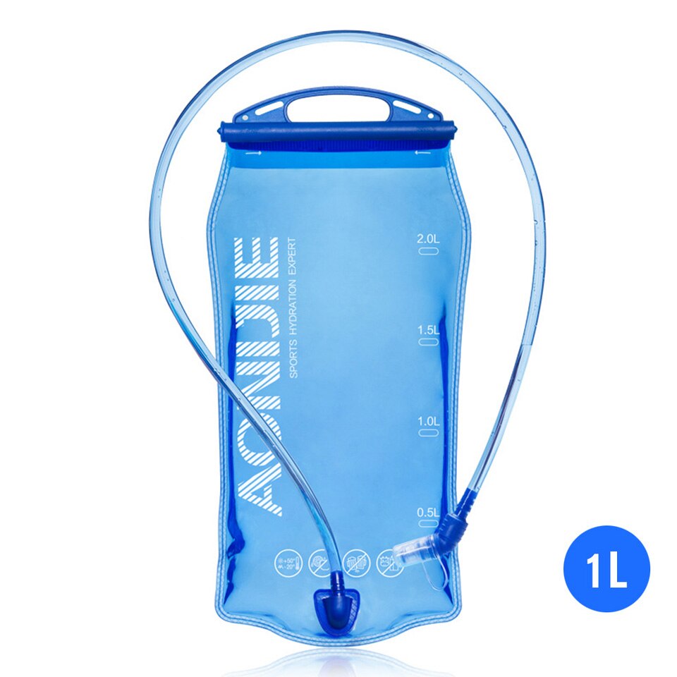 Aonijie 1l 1.5l 2l 3l waterreservoir waterzak hydratatiepakket opbergzak bpa-vrij hardloop hydratatievest rugzak: 1l