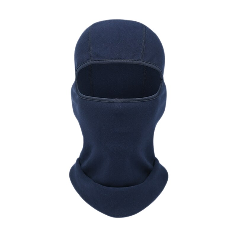 -Winter Warm Balaclava Thermische Winddicht Bivakmuts Full Face Caps Helm Liner Voor Mannen Vrouwen: Navy