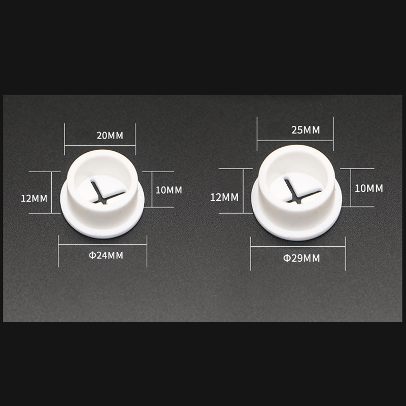 5pcs Desk Cord Grommet, Flexible Silicone Cable Hole Cover, Wire Organizer, Cable Pass Through, Round Gasket White