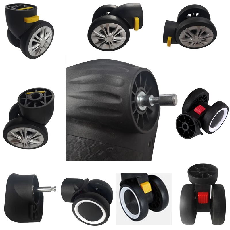 Suitcase Luggage Replacement Accessories Dismountable Removable Universal Wheels Plug-In Detachable Wheel Pulley Repair Parts