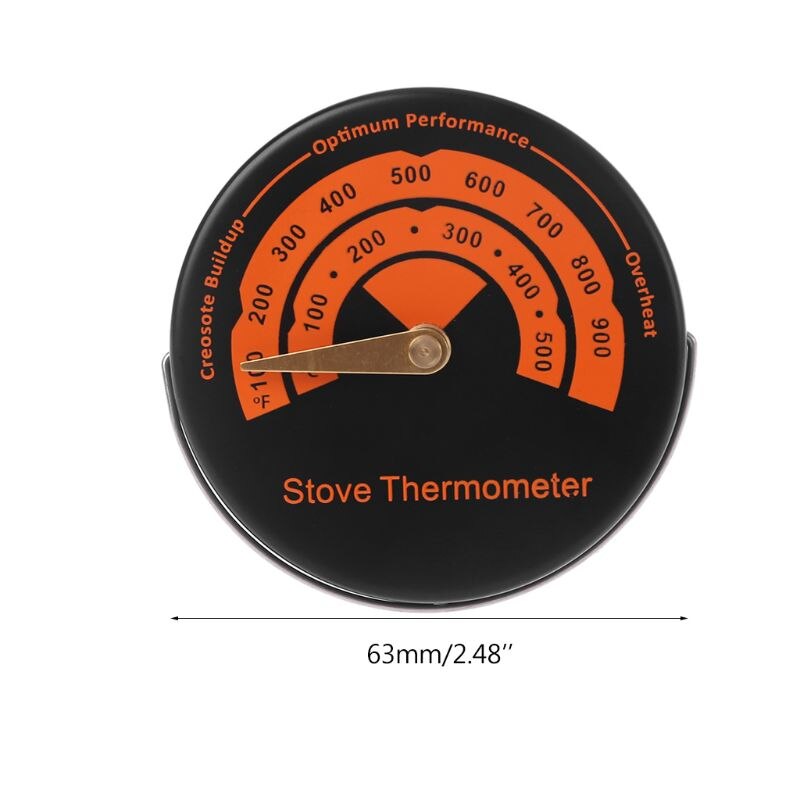 Thermometer for Heat Powered Stove Fan Log Wood Burner Eco Friendly Quiet Home Fireplace Fan Temperature measurement