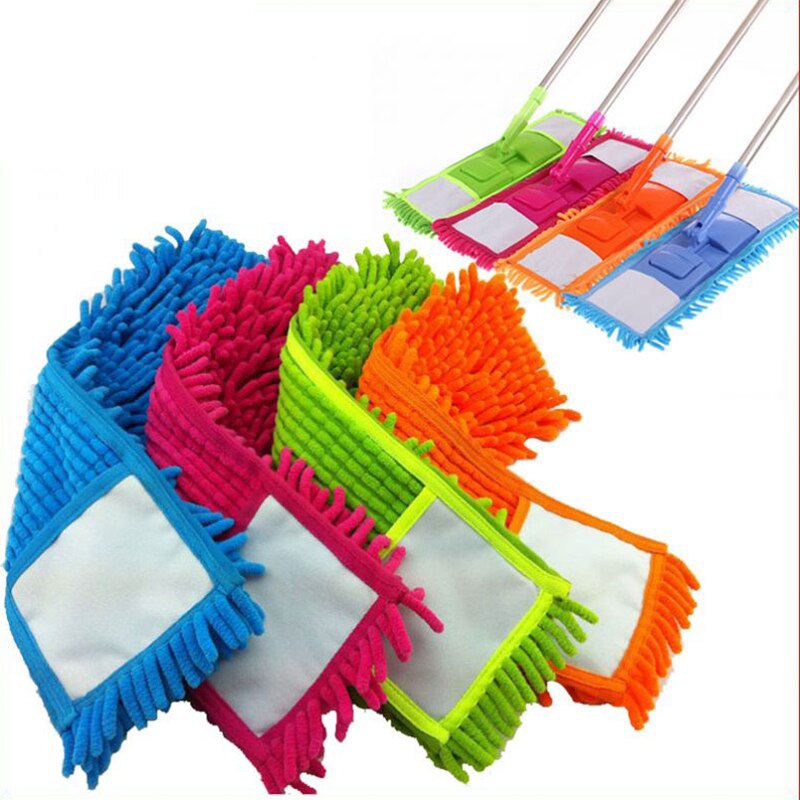 Mops Floor 20-30 Seconds 2kg Chenille 1 Mop Head Home Dust Refill Microfiber Top Household Replacement