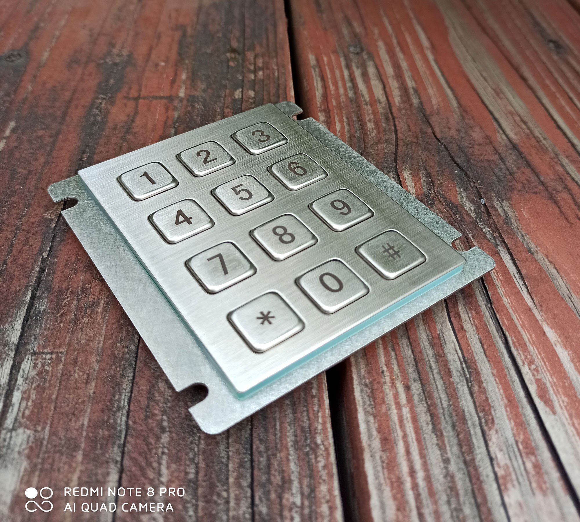 12 Toetsen 3X4 Matrix Usb Kiosk Toetsenborden Metalen Rvs Numeriek Toetsenbord Voor Toegangscontrole