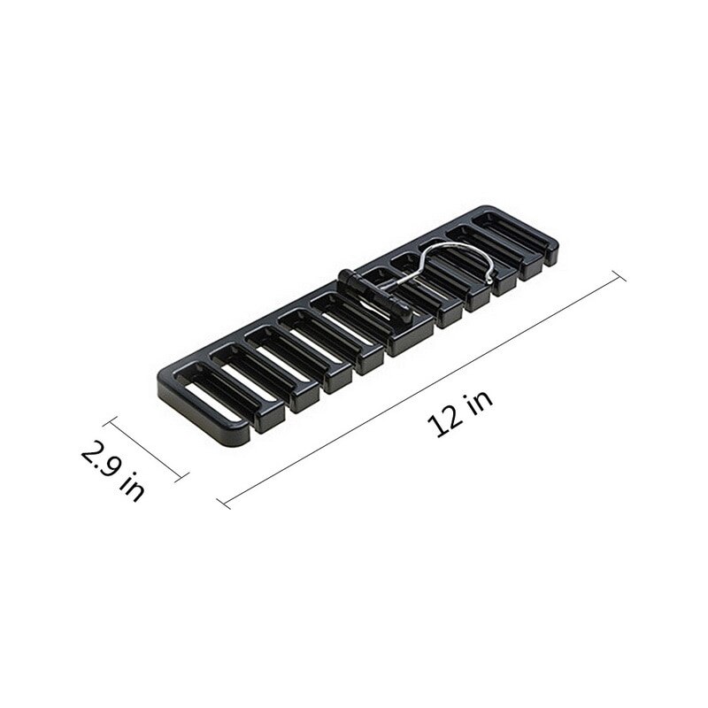 Magic Multi-port Support hangers for Clothes Drying Rack Multifunction Plastic Clothes rack drying hanger Storage Hangers 1pcs: black 30.5x7.3x1.4cm