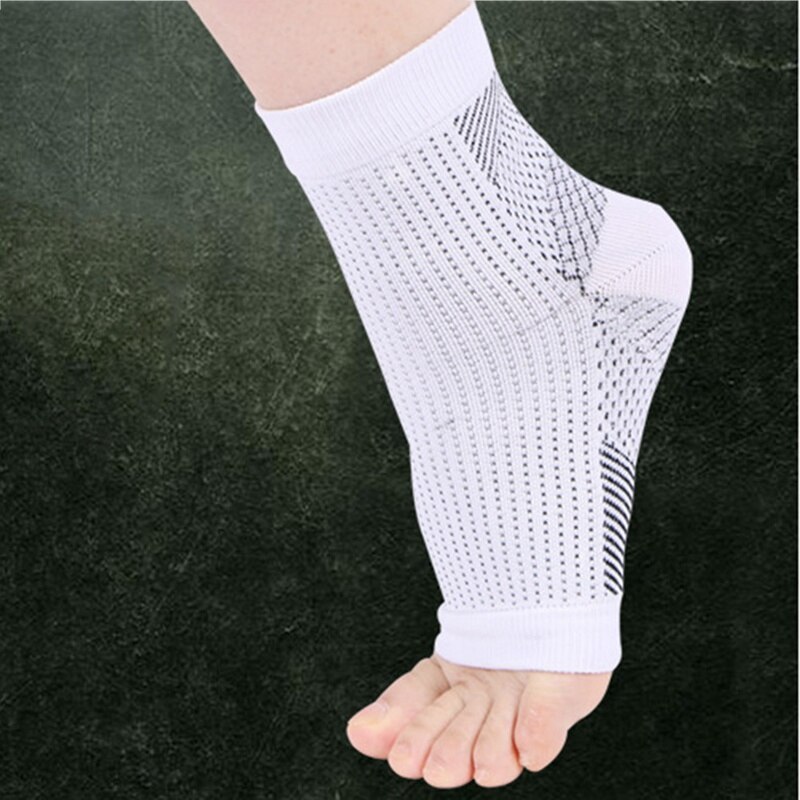 1Pair Foot Sleeves Magnetic Foot Support Compression Ankle Brace Socks Relieves Plantar Fasciitis Heel Pain Socks