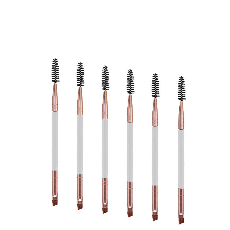 Double Ended Wenkbrauw Eye Brow Kam Borstel Beauty Up Kwasten Cosmeticstools Wimper Wands Snelle Levering 1Pc