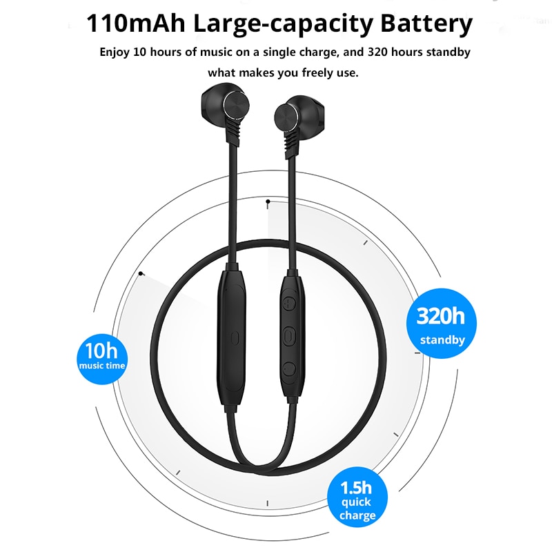 Langsdom L5PRO/L5B Luetooth Oortelefoon Met Hd Mic Metalen Stereo Draadloze Koptelefoon Hoofdtelefoon Auriculare Bluetooth Headset Voor Telefoon
