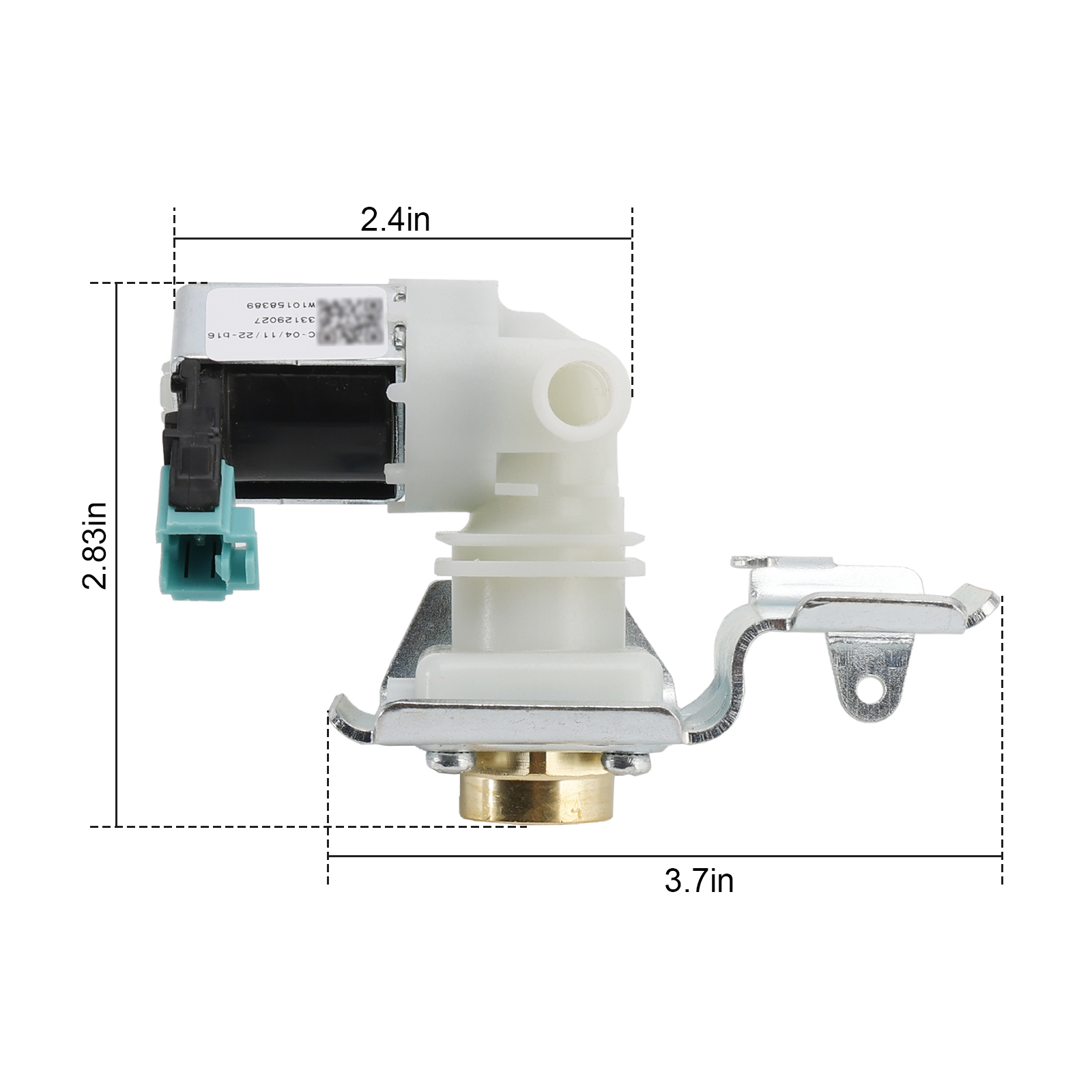 W10158389 W10158387 Dishwasher Water Inlet Valve for Kenmore
