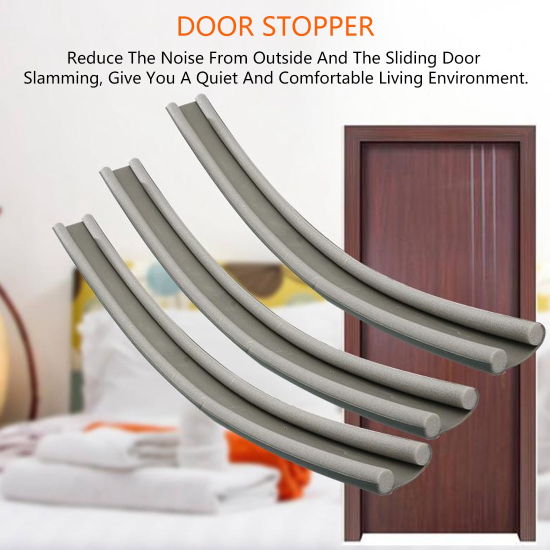 95 Cm Deur Strip Bodemafdichting Strip Guard Sealer Stopper Deur Tochtstrip Guard Wind Dust Blocker Sealer Stopper Deur Seal