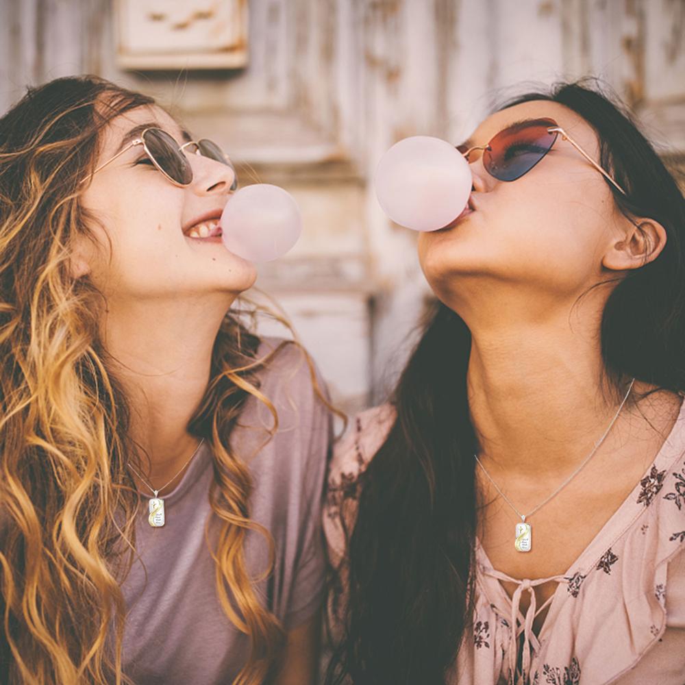 U Nooit Lopen Langs Vriendschap Zinvolle Ketting Perfect Aanmoediging Mode En Mooi