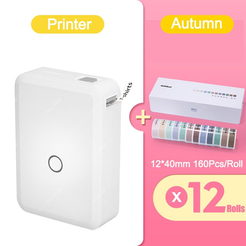 Niimbot D110 Mini Thermal Label Maker Wireless Bluetooth Label Printer Available for Phone Office Home DIY Price Date Sticker