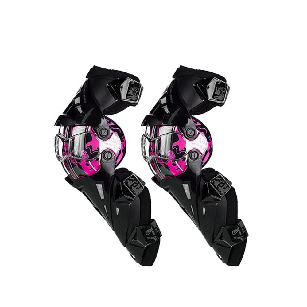 SCOYCO Motorcycle Knee Protector Motorcycle Protection Knee Protector Motocross Riding Racing Protective Guards Moto Protection: K12 Pink