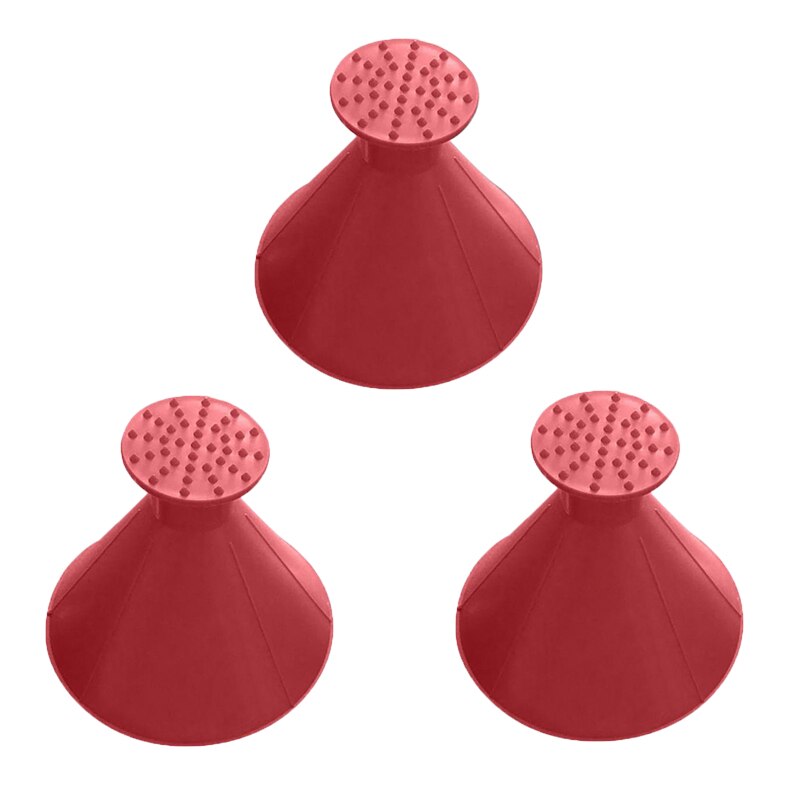 1/3Pcs Magic Auto Ijskrabber Auto Venster Kegel Schraper Trechter Sneeuw Remover Apparaat Auto Voorruit Borstel voor Sneeuw Schoonmaken Tool: WHITE