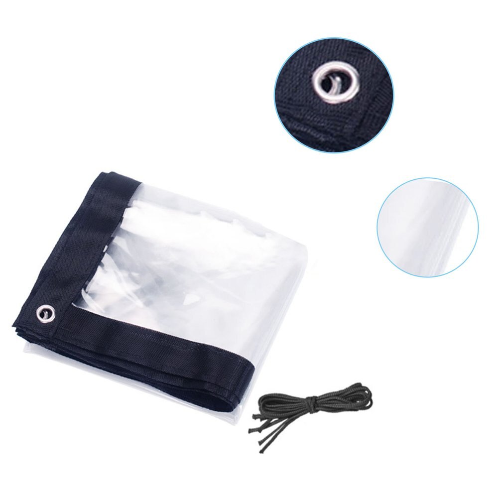 Frost Proof Clear Tarpaulin Heavy Duty Waterproof PVC Tarp Cover Sheet Plastic Film Antifreeze Insulation Tarpaulin