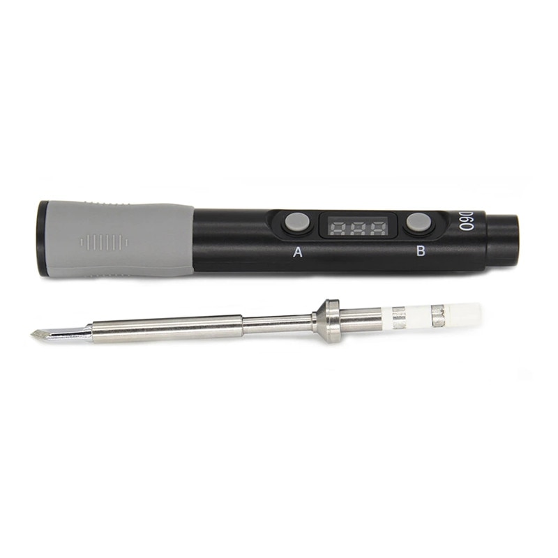 SQ-D60 60W 100-400 ℃ TYPE-C ajustable MINI soldador eléctrico soldadura Digital inteligente fuente de alimentación de herramientas de soldadura PD