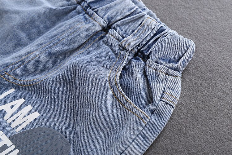 broken hole kids jeans for girls Boys Spring Autumn jeans for girls Casual Loose Ripped Jeans children jeans size:90-130