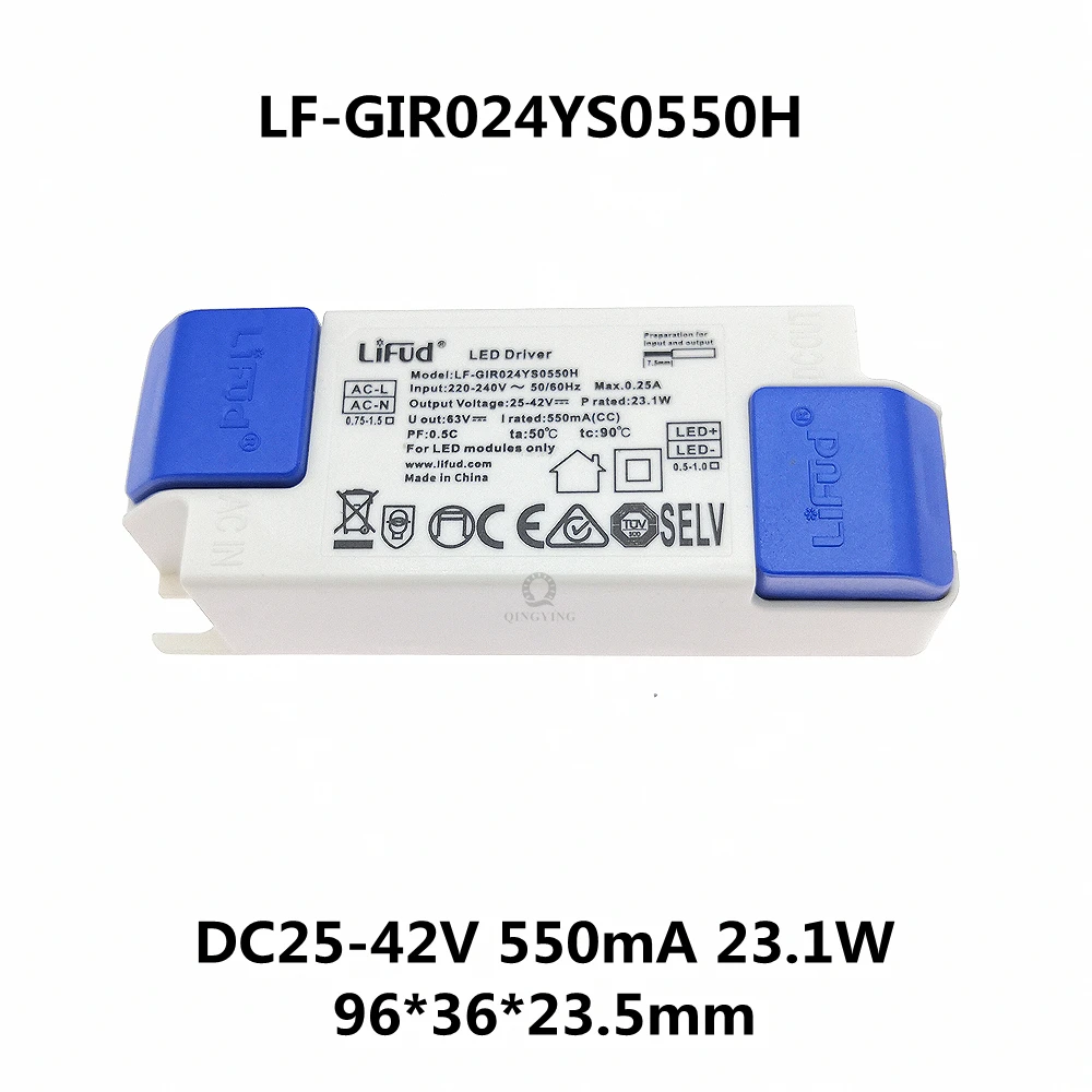 No Flicker LiFud LED Driver LF-GIRxxxYS Series 135mA 200mA 300mA 450mA 600mA 700mA 900mA 1000mA 1200mA 1300mA 1400mA 1500mA