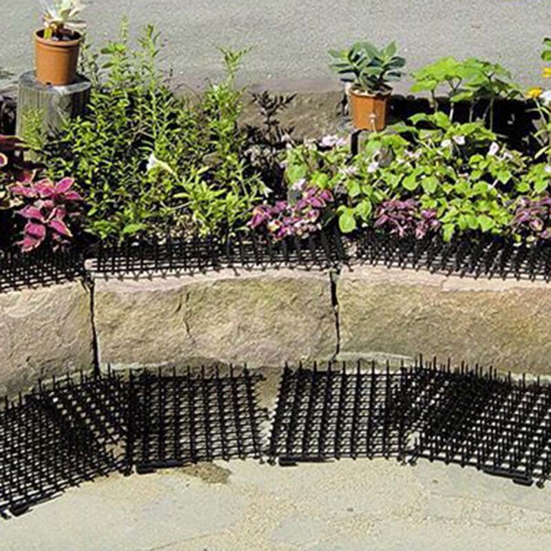 Garden Cat Scat Mats Anti-cat Prickle Strips Keep Cat Away Safe Plastic Spike 2m AC889