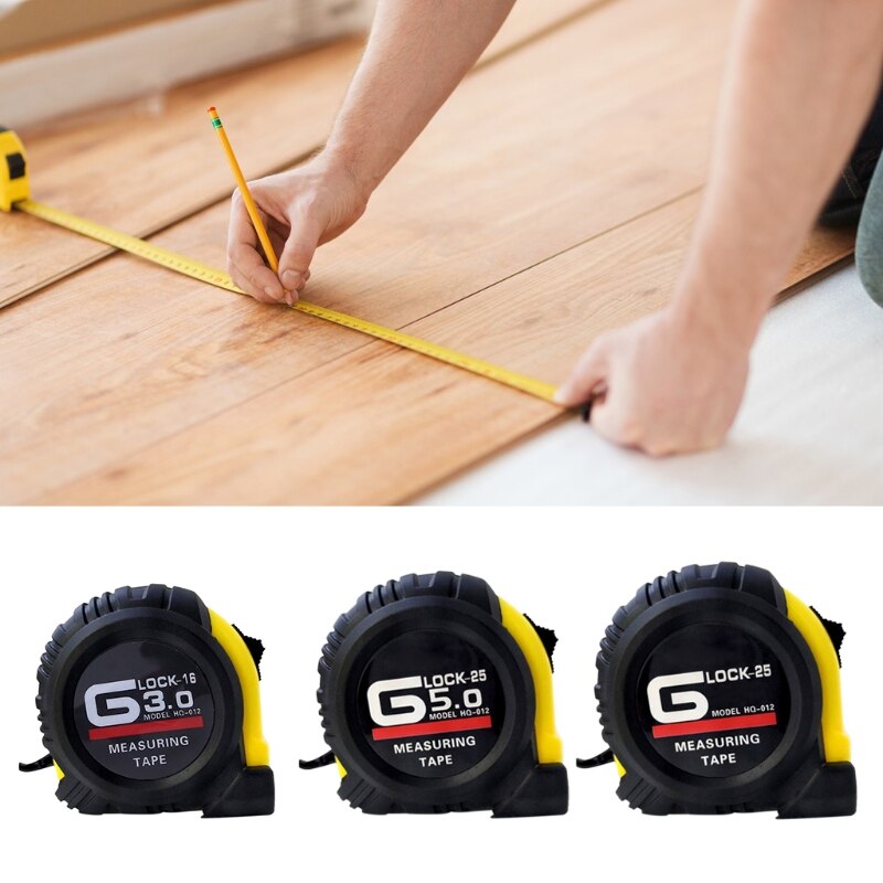 Portable High Precision Steel Tape Measure Waterproof and -proof Metric Inch Multi-specification Distance Measuring