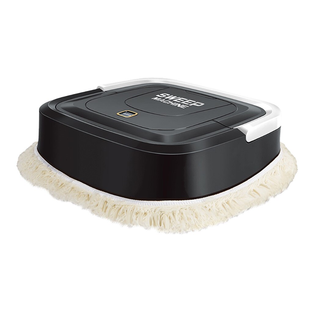 Sweeping Machine Robot Clean Robotic Auto Automatic Robot Home Cleaning Guard Free Hands Smart Home: Black