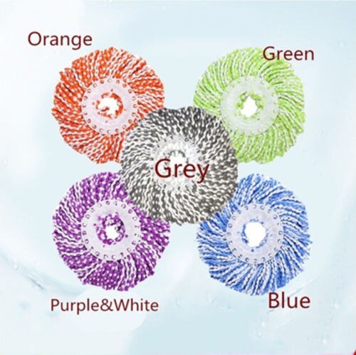 Universal 360Magic Mop Heads Micro Mop Head Refill Spin Mops Microfibers Round