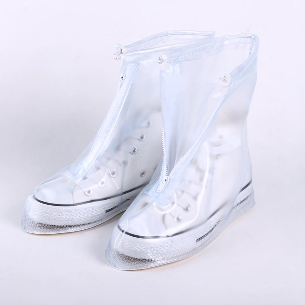 Men Women Kids Outdoor Rain Shoes Boots Covers Waterproof Slip-resistant Overshoes Travel for Galoshes High-Top Anti-Slip