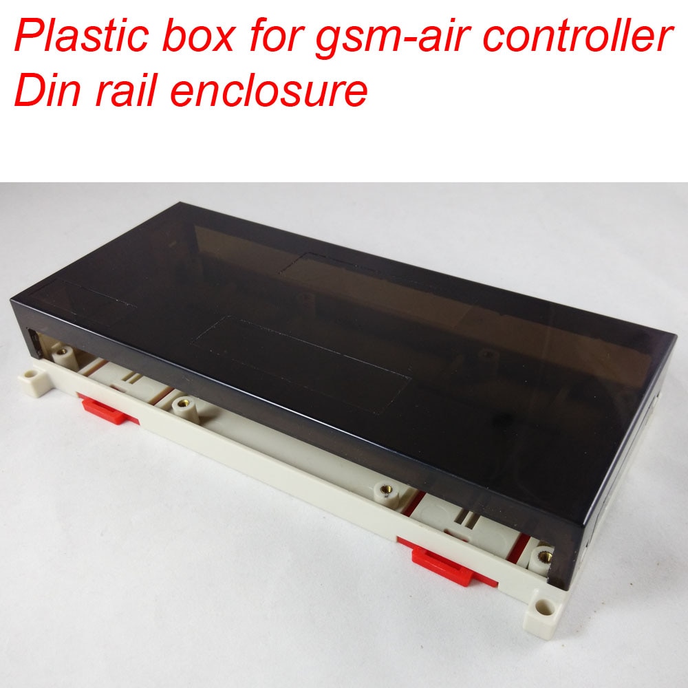 Caja de plástico carcasa de carril din para GSM-AIR