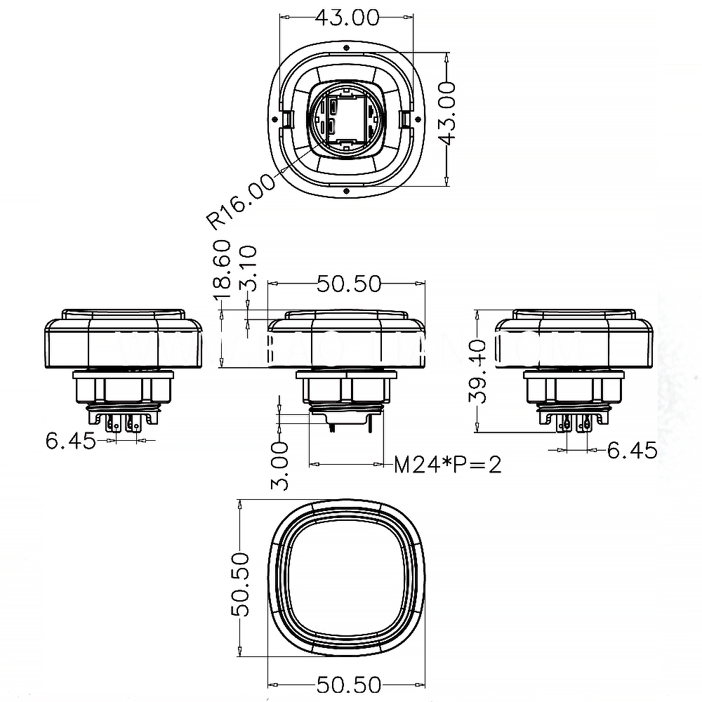 10 stücke 35mm 50mm 5V 12V LED Licht drücken Taste Platz Klar Schalter Für Slot Arkade spiel Maschine Flipper Teil Fabrik