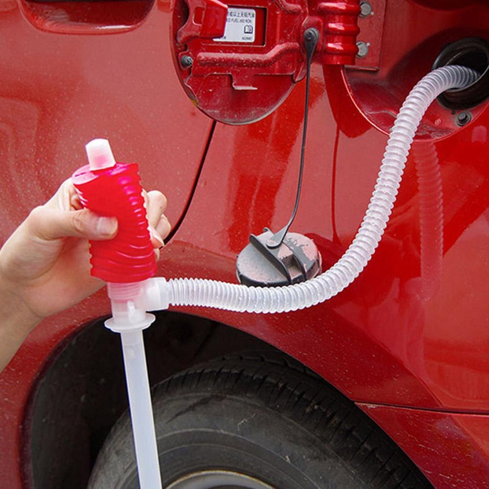 Manual Siphon Suction Water Chemical Liquid Pump Car Truck Fuel Oil Gasoline Transfer Sucker Hand Pump Universal Car Tool