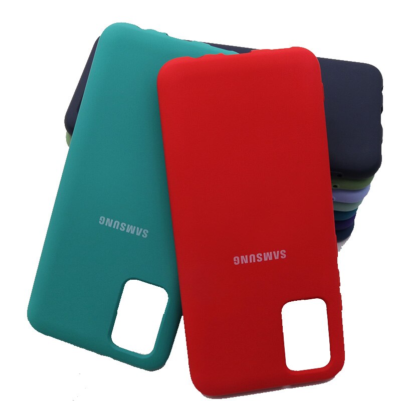 A02s etui Samsung Galaxy A02S SM-A025F A 02S jedwabisty silikonowy pokrowiec wysokiej jakości miękki w dotyku tył ochronny