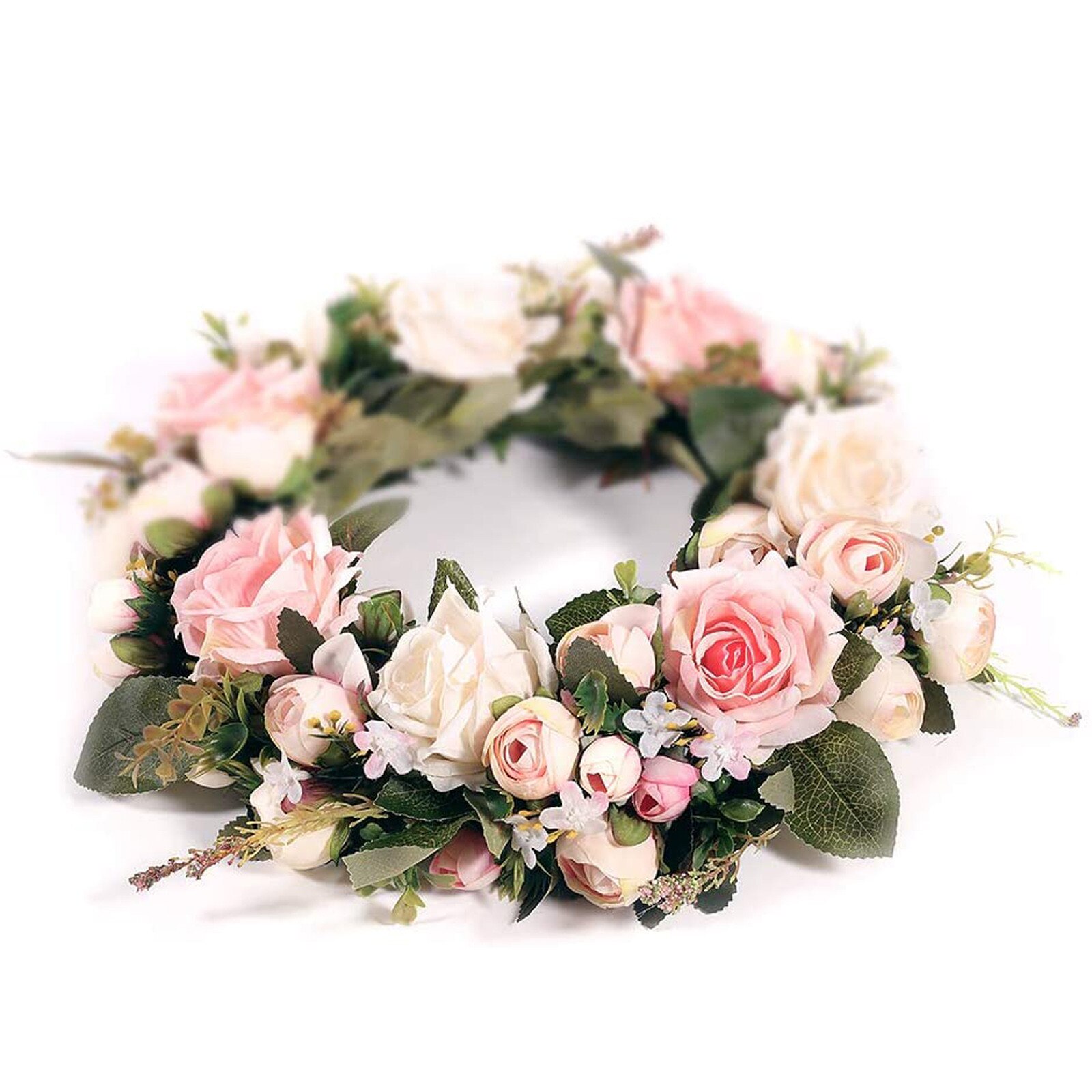 MISNODE Set van 2 witte kunstbloemen voor bruiloft, pioenrozen, zijden bloemen, welkomstbord voor ceremonies en recepties